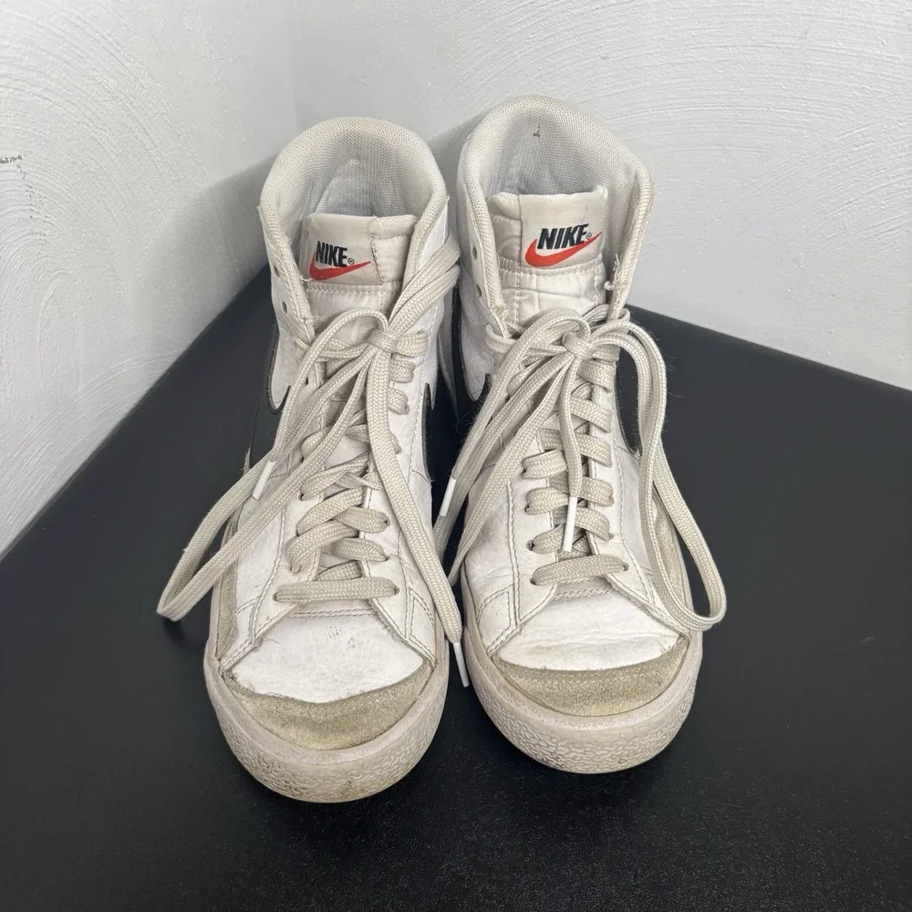 Nike Blazer Mid '77‎ Vintage GS White Black Youth 5.5 Women's 6.5 DA4086-100